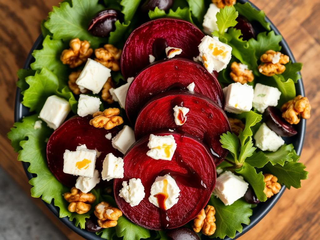 Beet and Goat Cheese Salad