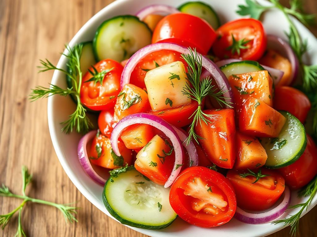 Cucumber Tomato Salad