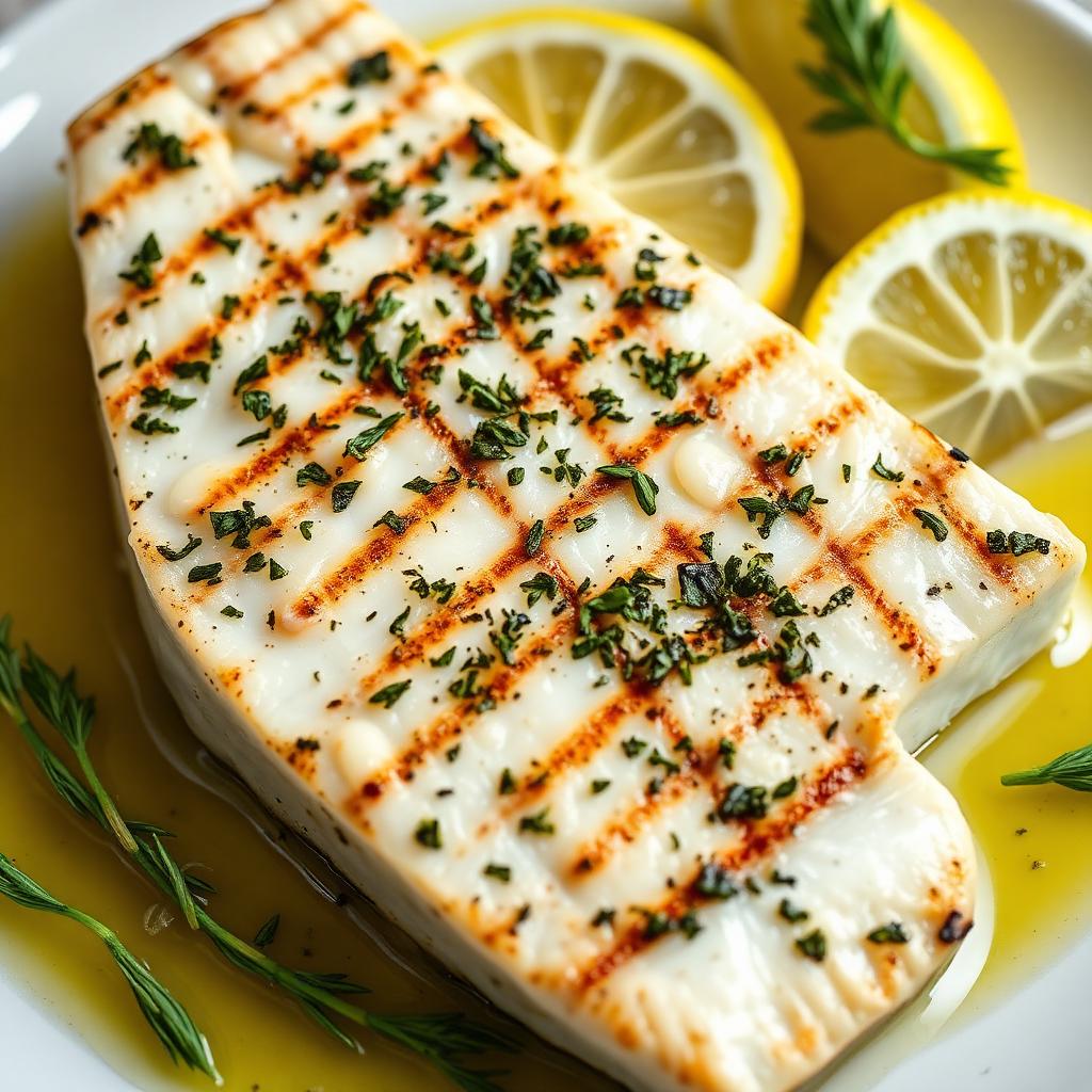 Grilled Halibut