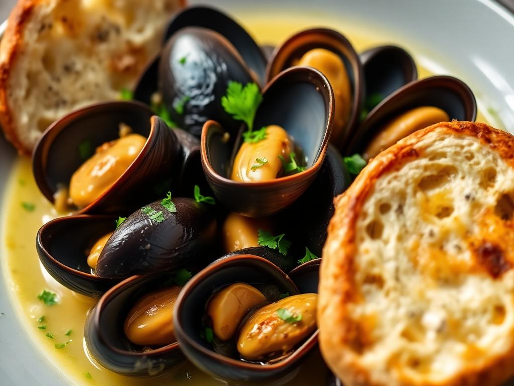 Mussels in White Wine