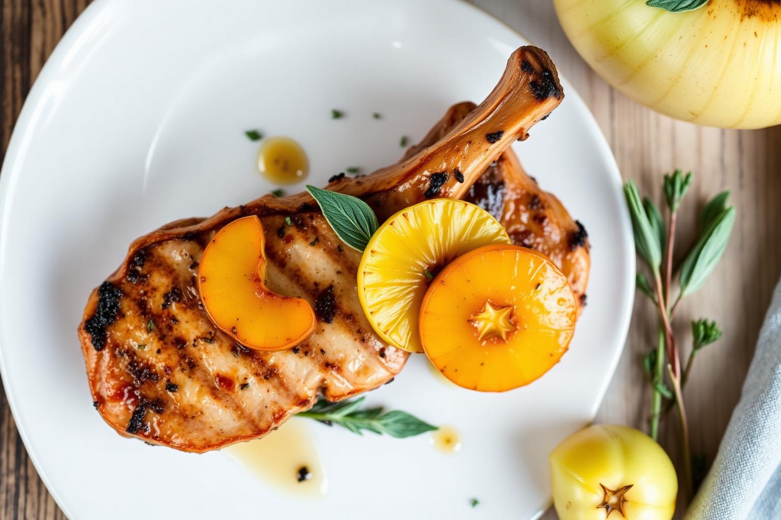 Pork Chops with Apple
