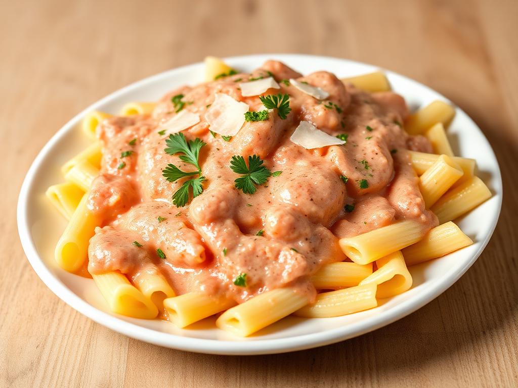 Rigatoni with Vodka Sauce