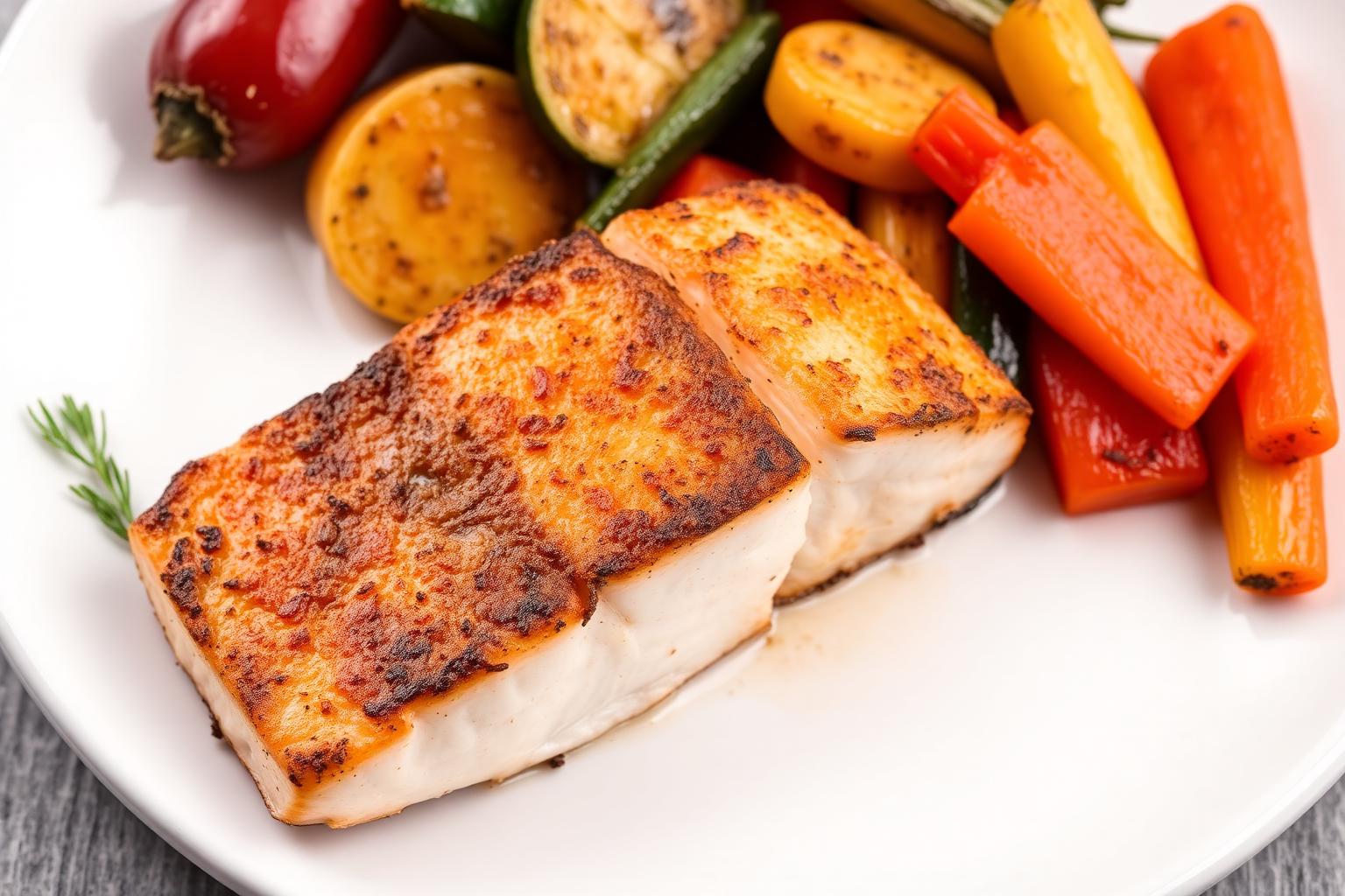 Salmon with Vegetables