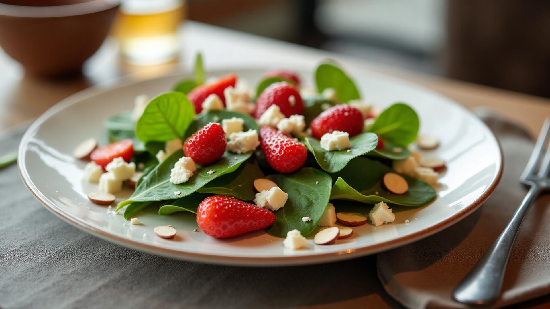 Spinach Strawberry Salad